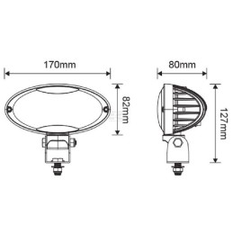 Lampă de lucru LED 40W 3500lm