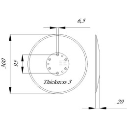 Disc gol brazdar CX Horsch AC495390