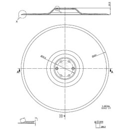 Taler disc 380x4mm Horsch 00311174