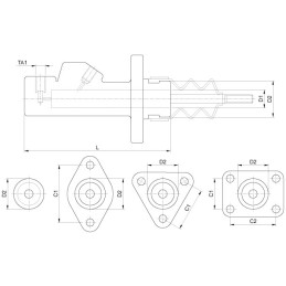 Cilindru receptor ambreiaj Case IH 3129799R92
