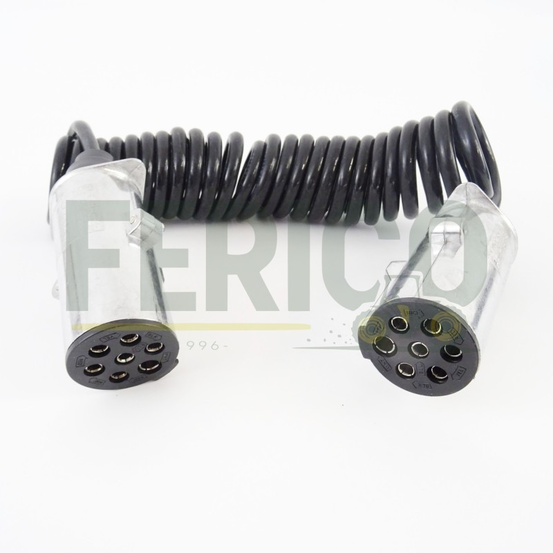 Cablu spiralat 7 pini 2.6M CU 2 fise