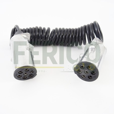 Cablu spiralat 7 pini 2.6M CU 2 fise