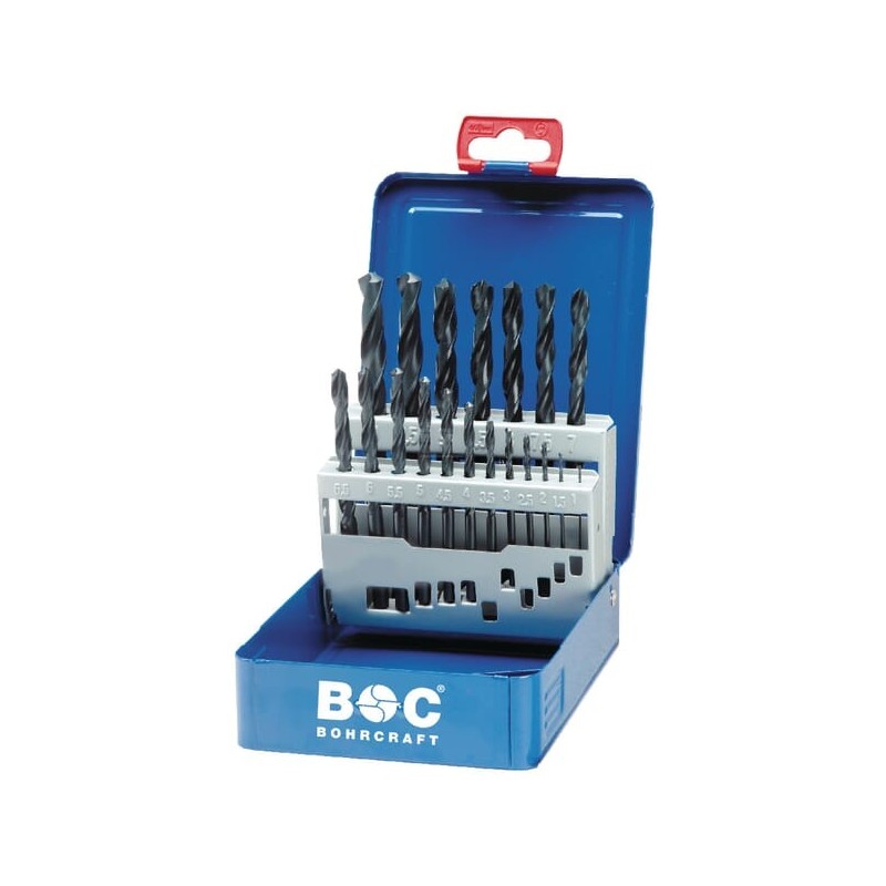 Set burghiu de metale 1-10mm 19 piese