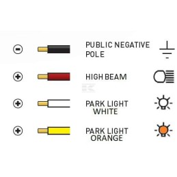 Lampă de lucru LED bară 400W 33600lm 12/24V alb/portocaliu