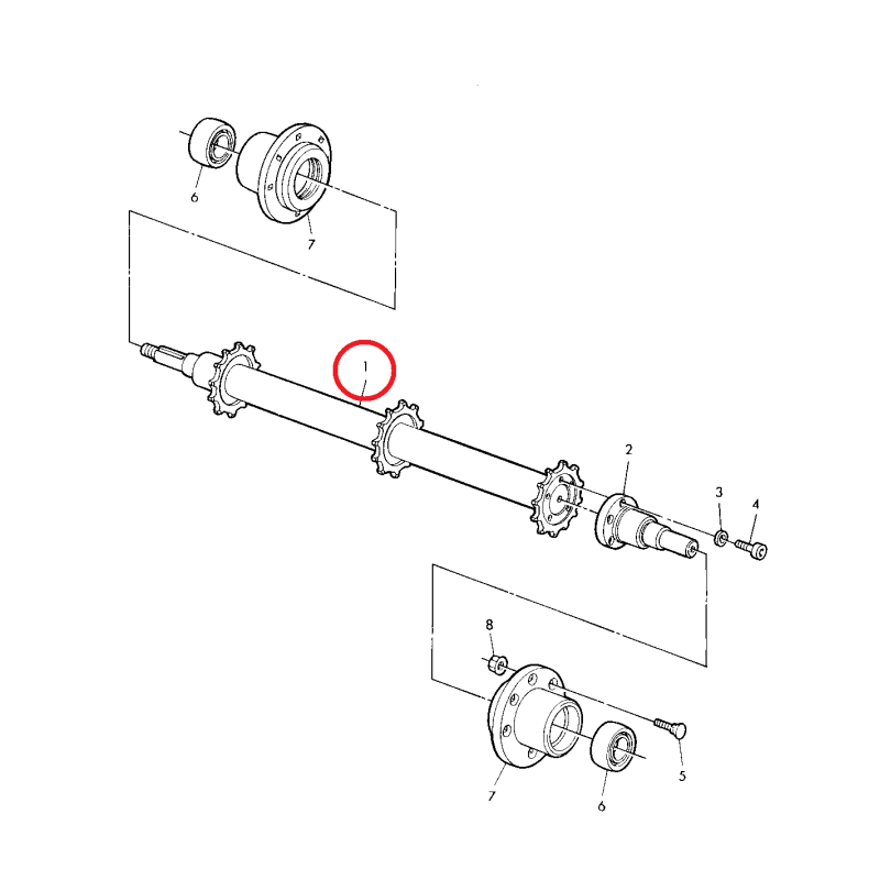 Ax transportor John Deere AZ49359