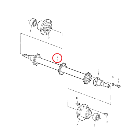 Ax transportor John Deere AZ49359