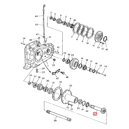 Ax intermediar John Deere Z12262