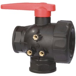 Robinet cu bilă 3 căi 1 1/2" Arag 45521116