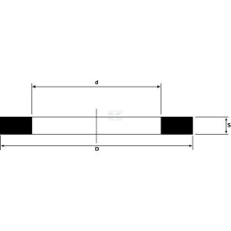 Garnitură capac duză 10x19x3.2 mm Arag 402200040
