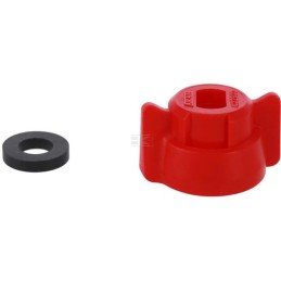 Capac duză SW8 roșu cu garnitură Arag