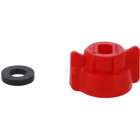 Capac duză SW8 roșu cu garnitură Arag