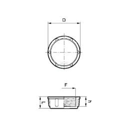 Capac filet interior 1/2" Arag 2102020