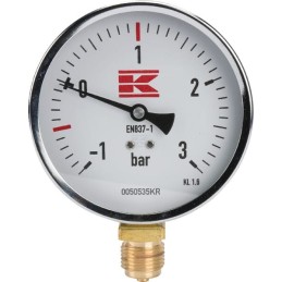 Manometru 1/2" 100 mm – pentru vidanjă și instalații