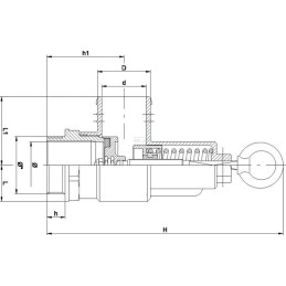 Ventil de siguranță 1 1/2”  - supapa presiune