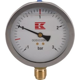 Manometru 1/2" 100mm cu glicerină