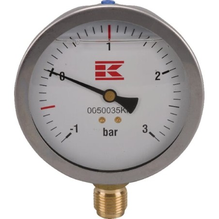 Manometru 1/2" 100mm cu glicerină