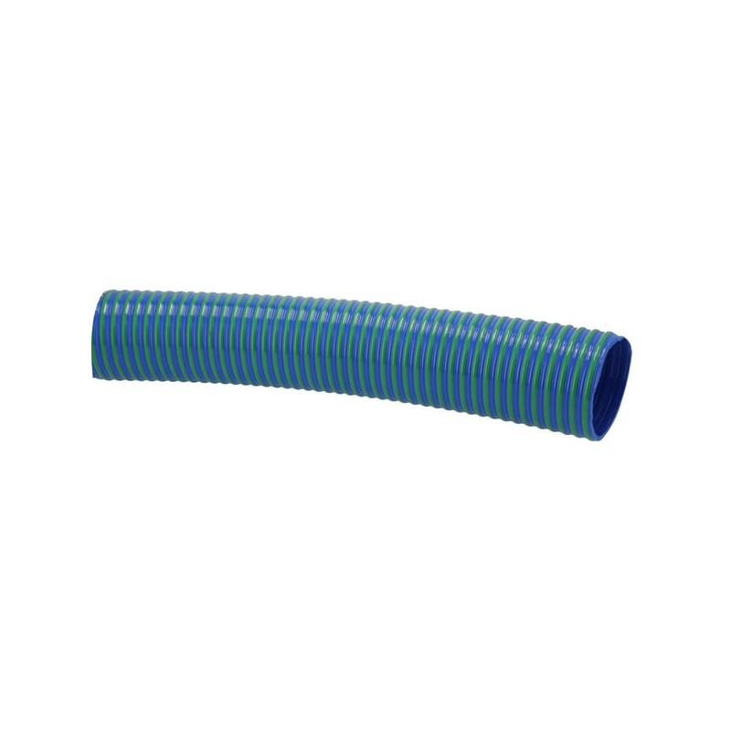 Furtun vidanja din PVC albastru/verde 6"