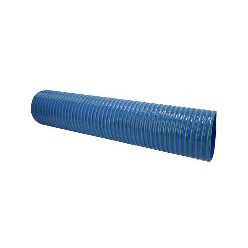 Furtun vidanja din PVC albastru/verde 8"