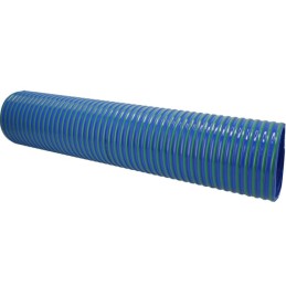 Furtun vidanja din PVC albastru/verde 8" 10m
