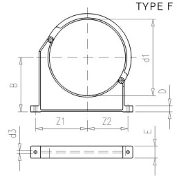 Clema fixare tevi 20/28