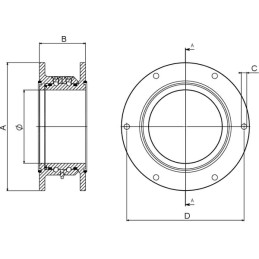 Cuplaj rotativ 8" cpl.