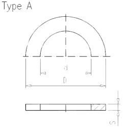 Garnitura pentru bucsa cu guler 110mm