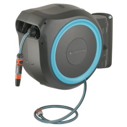 Cutie rola furtun montare pe perete M/L, 25m 1/2" cu pulverizator