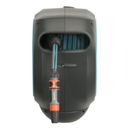 Cutie furtun RollUp S, montata pe perete, 15m 1/2" cu pulverizator