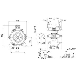 Pompa cu piston si membrana BP 280K