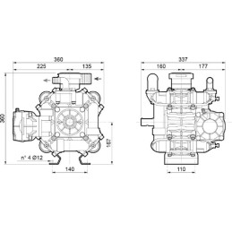 Pompa BP171K AEP 1"3/8-1"3/8