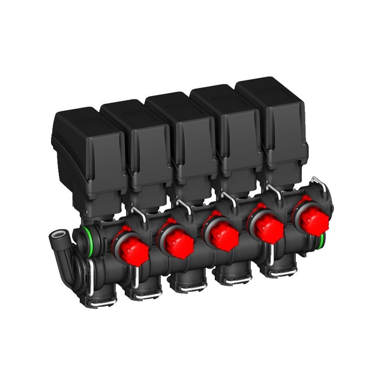 Kit electrovalve 5 sectii, cu bypass, T5