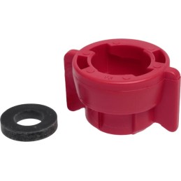 Capac duza baioneta SW10/8 rosu cu garnitura 25 buc. Arag