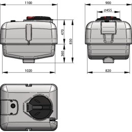 Rezervor 500 l PE