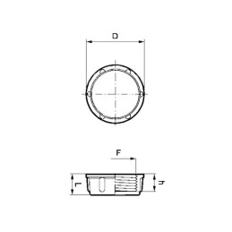 Capac inchidere filet interior 3/4"