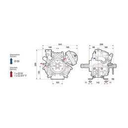Pompa cu diafragma si piston, presiune mare APS 71 MF