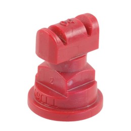 Duza cu jet plat, dubla TTJ 110? rosie, din plastic