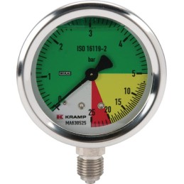 Manometru 63 1/4" AHL inferior fix