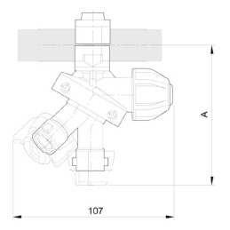 Suport duza ISO 3 cai tip clama 1/2"