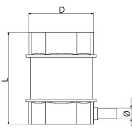 Sorb 203mm cu manson 50mm