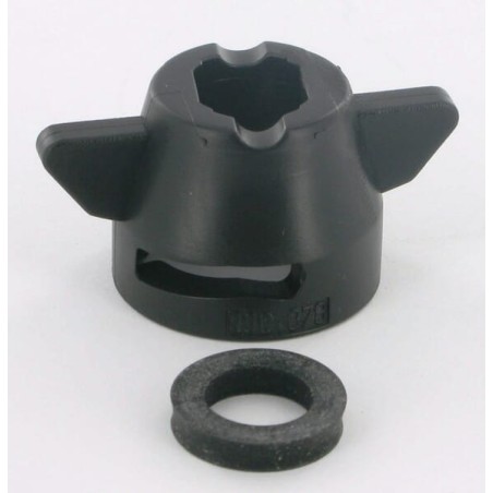 Capac duza, negru, 8mm