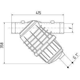 Filtru presiune 3" 50 mesh