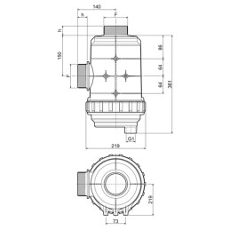 Filtru de absorbtie 3" 32m