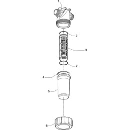 Filtru conducta 1 1/4" tata 200-280l/m