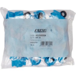 Capac duza baioneta SW10/8 albastru cu garnitura 25 buc. Arag
