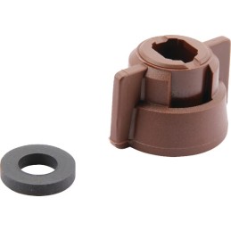 Capac duza baioneta SW8/10 maro cu garnitura Lechler