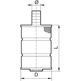 Sorb cu manson 50mm