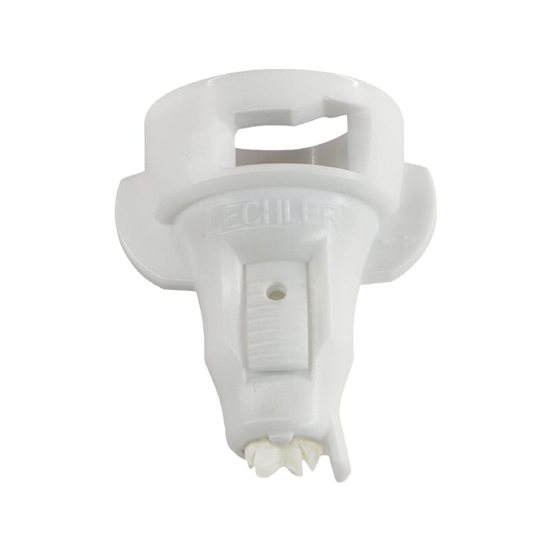 Duza ventilator dublu plat IDTA 120? 08 Lechler, alba, din material ceramic