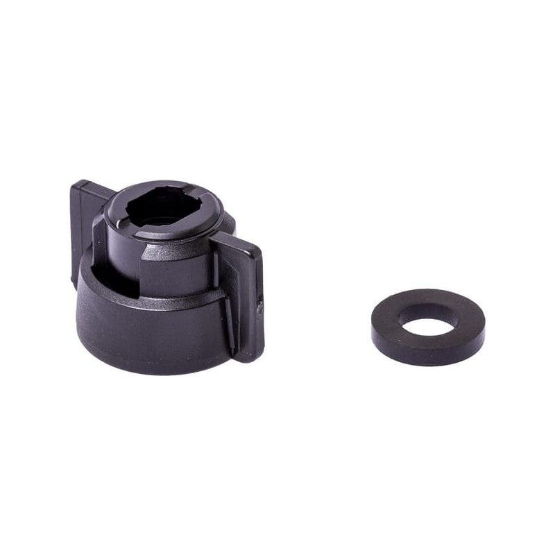 Capac duza baioneta SW10/8 negru cu garnitura 25 buc. Geoline