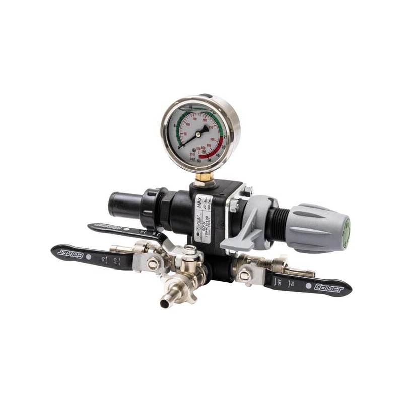 Regulator presiune cu 3 iesiri