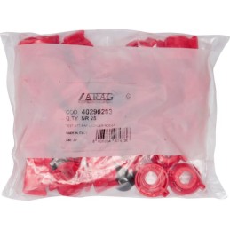 Capac duza baioneta SW10 rosu cu garnitura 25 buc. Arag